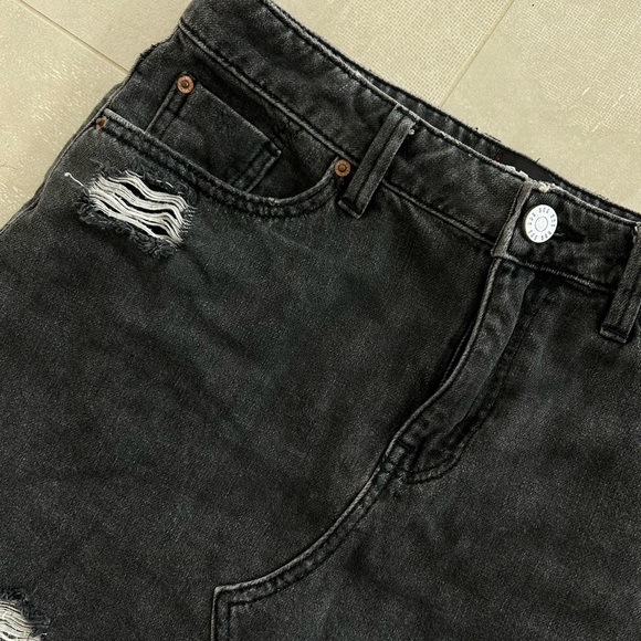 Urban Outfitters Black Denim Skirt Medium - Picture 4 of 5